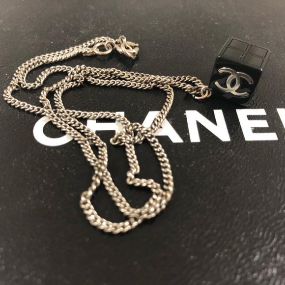 CHANEL Jewelry - AUTH Chanel cube necklace